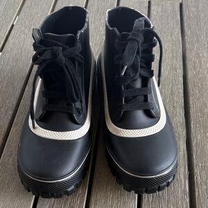 Givenchy Black and White low -ankle rain boots.NFS do not buy